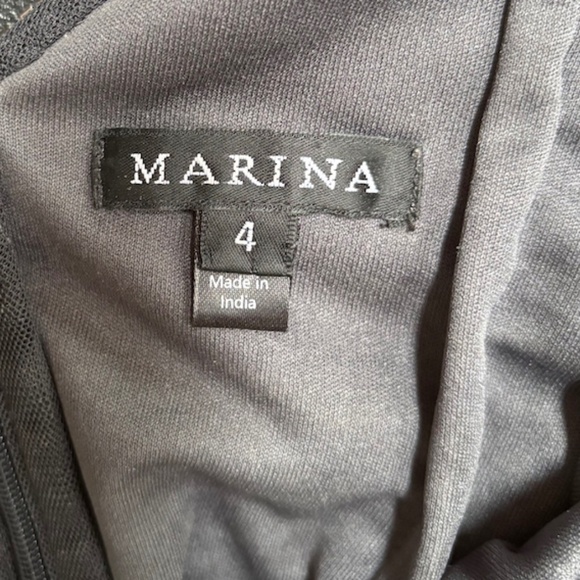 Marina Beaded and Sequins Gown Size 4 Petite 5’3” w/ Heels - Picture 9 of 9